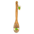 Bath Body Brush With Long Bamboo Handle by Pursonic